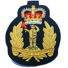 Royal Observer Corps Wire Blazer Badge